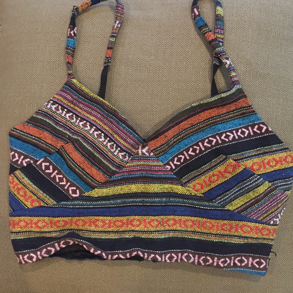 Colorful crop top
